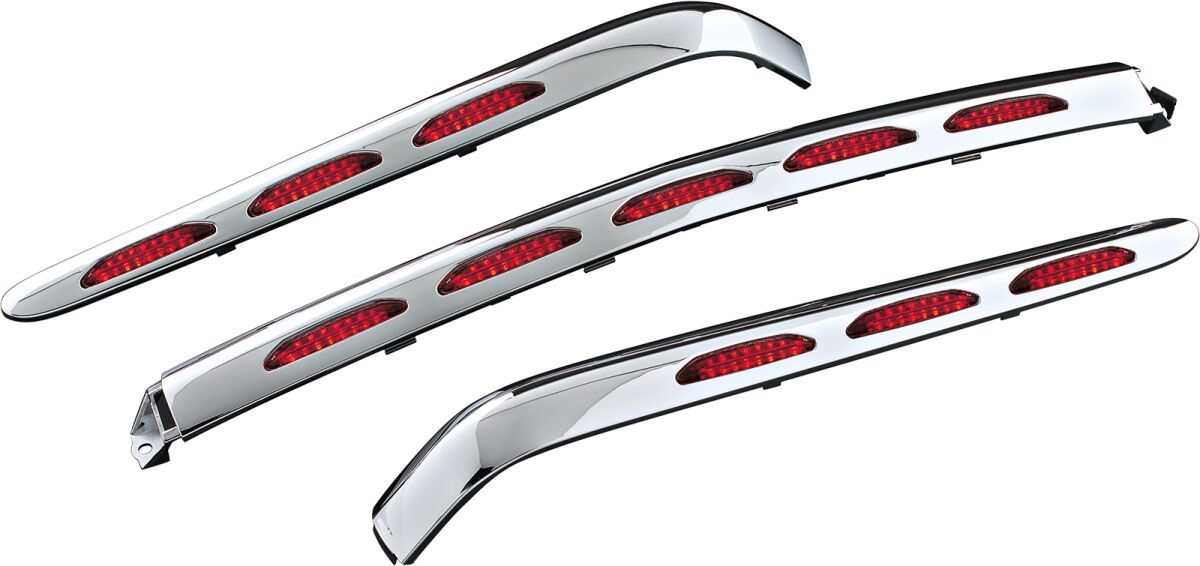 LED LIGHTED  TRUNK MOLDING WITH RED LENS