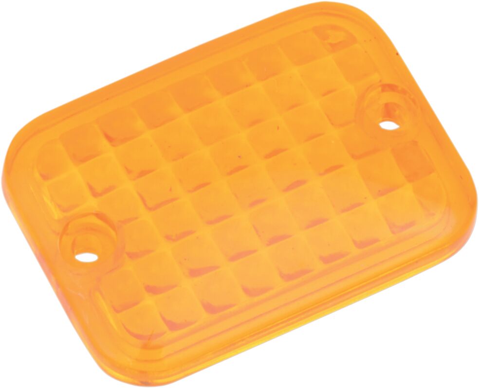 REPLACEMENT LENS MINI-RECTANGULAR MARKER LIGHT AMBER