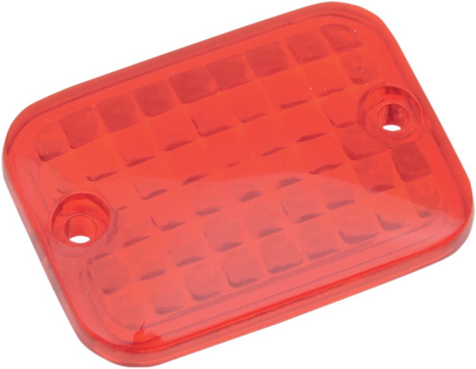 REPLACEMENT LENS MINI-RECTANGULAR MARKER LIGHT RED