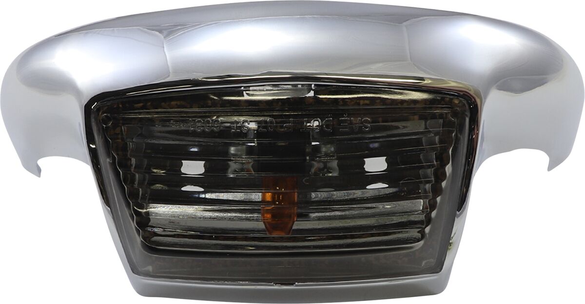 SMOKE FENDER TIP LIGHT SMOKE LENS CHROME