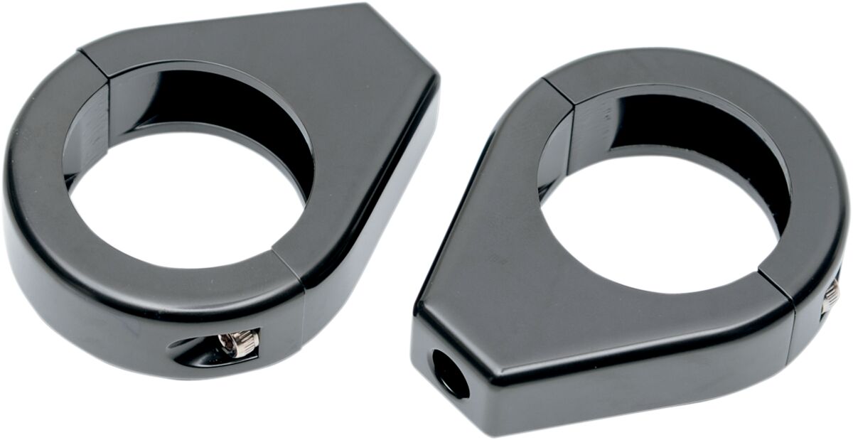 TURN SIGNAL FORK CLAMP 39MM BLACK