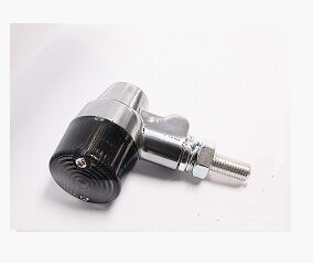 MARKER LIGHT E-MARK ALUMINUM POLISHED BODY SMOKE LENS