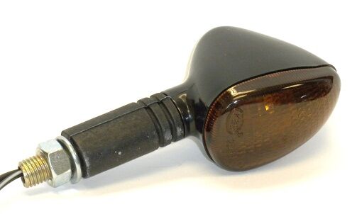 MARKER LIGHT E-MARK COMPACT FLEXIBLE STEM BLACK BODY SMOKE LENS