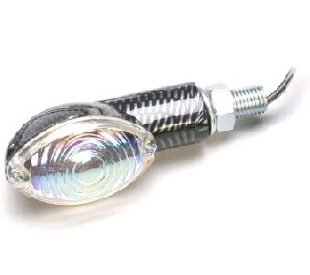 MARKER LIGHT E-MARK ULTRA SMALL CARBON FIBER BODY RAINBOW LENS