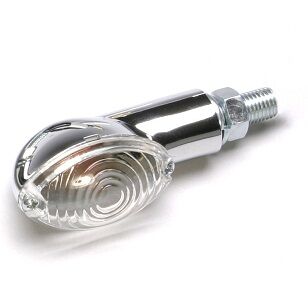MARKER LIGHT E-MARK ULTRA SMALL CHROME BODY CLEAR LENS