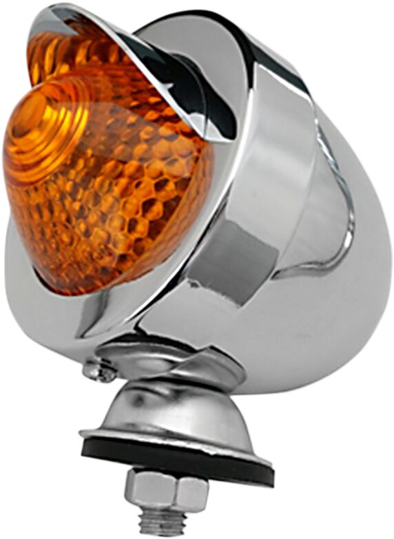 MARKER LIGHT ECE CHROME AMBER