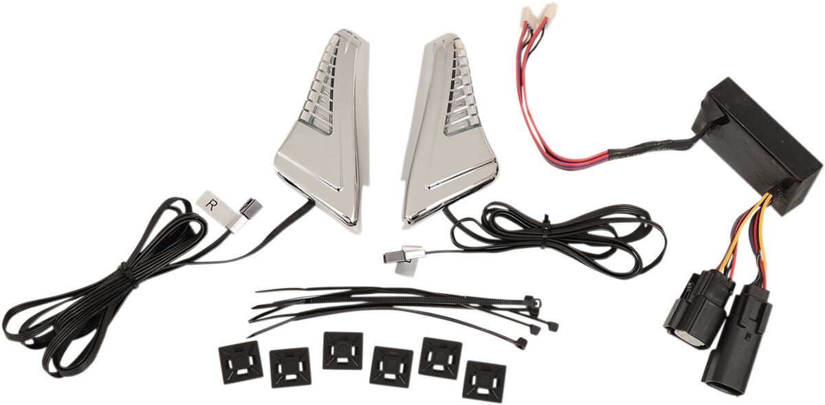 LIGHT KIT SNAKE EYE FOR TOUR-PAK CHROME
