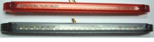 LED TAIL LIGHT / RED LENS / TRANSPARENT
