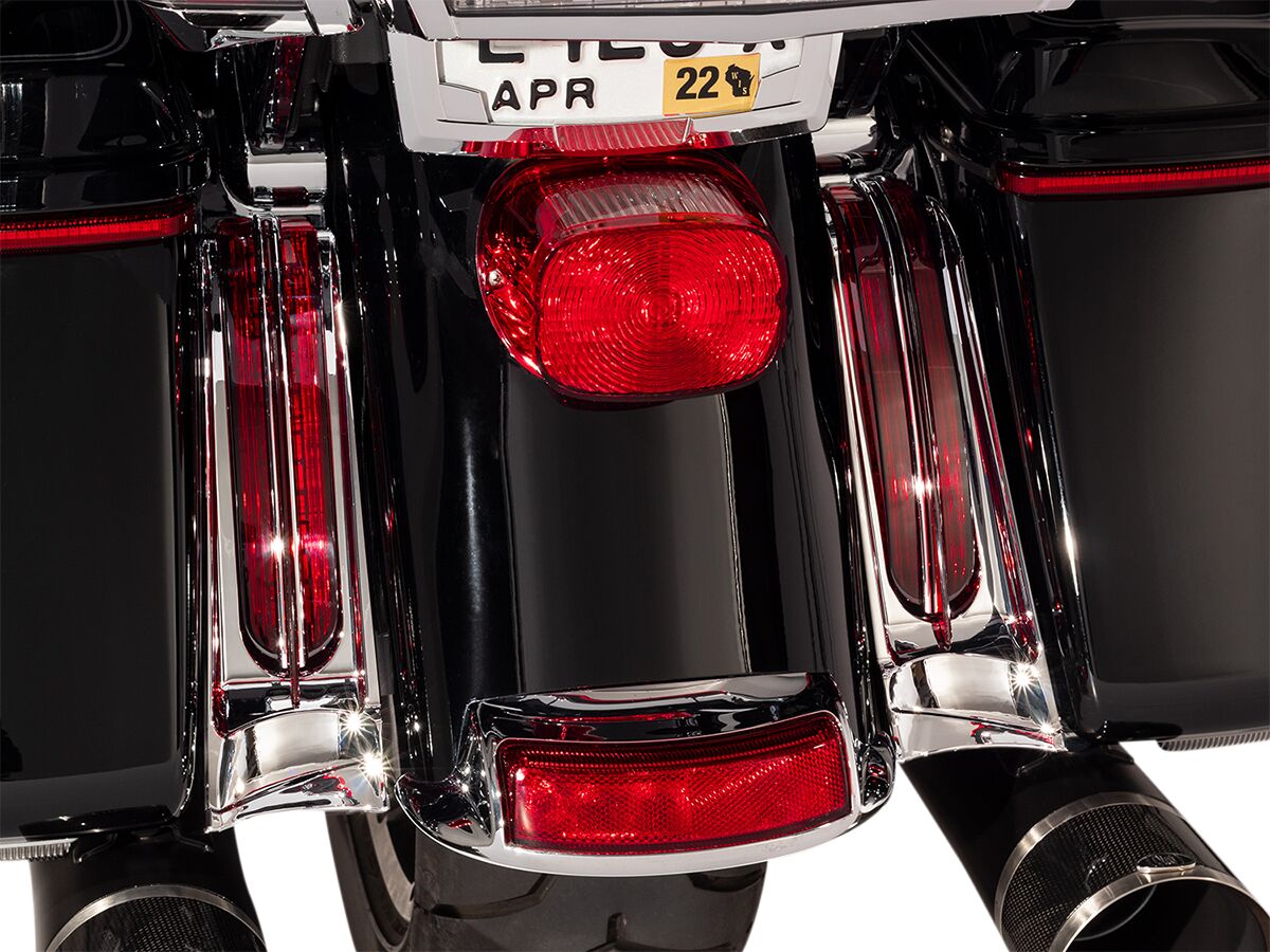 Filler Panel Lights - Red/Chrome