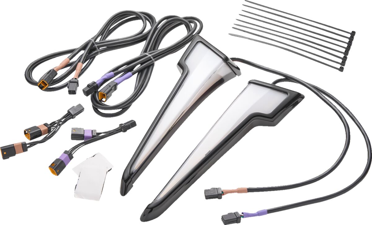 LIGHT FAIRING LED QUILL W/T-SIGNAL STREET GLIDE BLACK