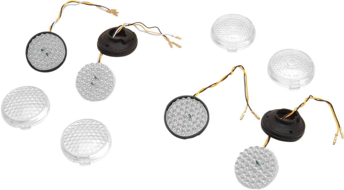 LED suunatule ümberehitus, Deuce-tüüpi, oranž, kahefunktsiooniline, esimene, läbipaistev kärgklaas