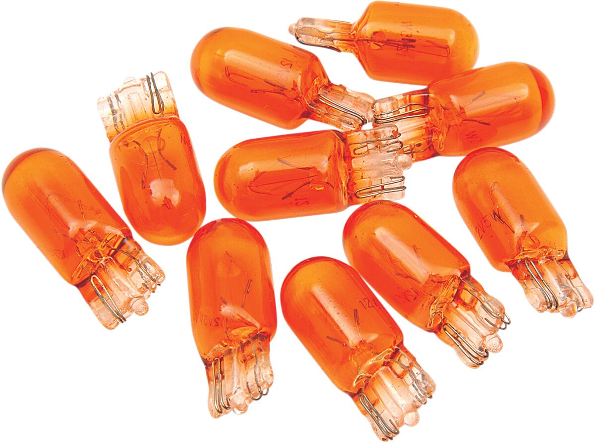 Ääretule kiilsokliga pirn, oranž, 5W 12V