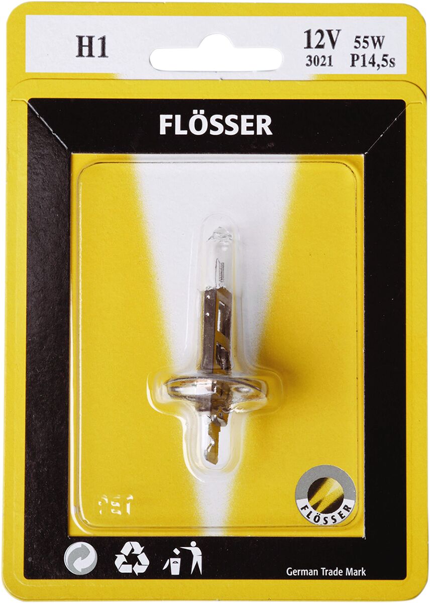 Halogeen-esitulepirn H1 12V 55W P14,5S