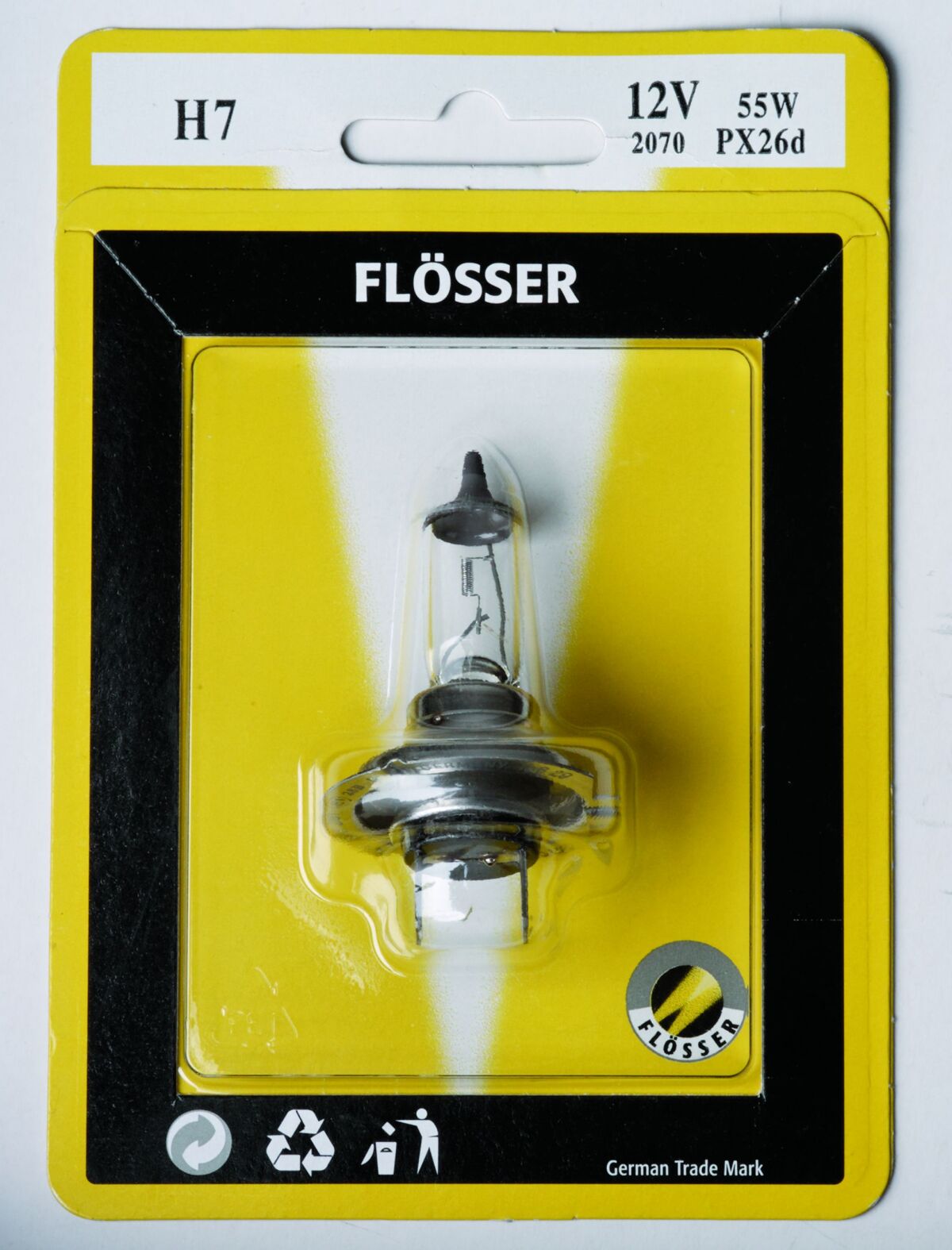 Halogeenpirn esitulele H7 12V 55W PX26D 10PK