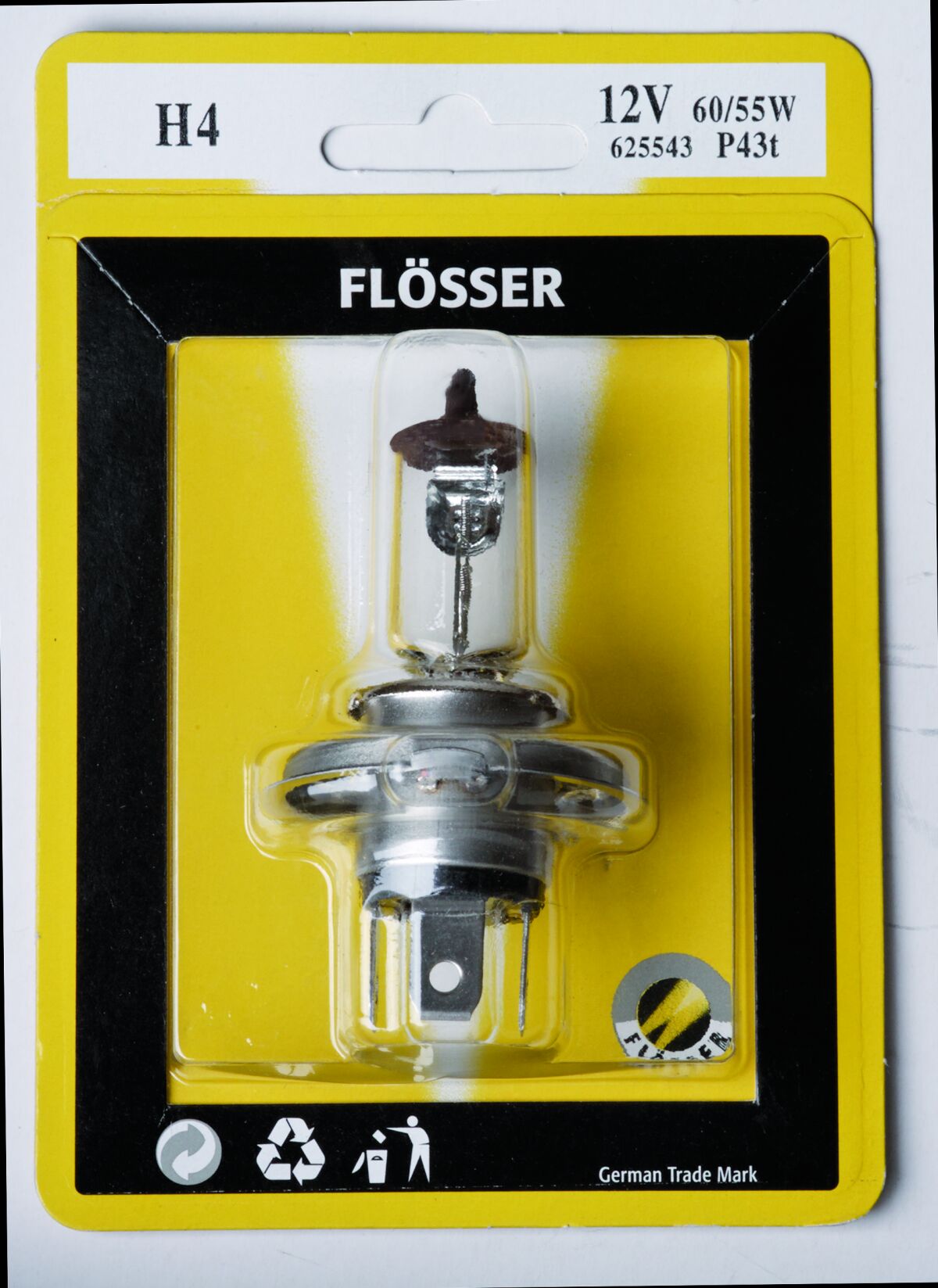 Halogeenpirn esitulele H4 12V 60/55W P43T 10PK