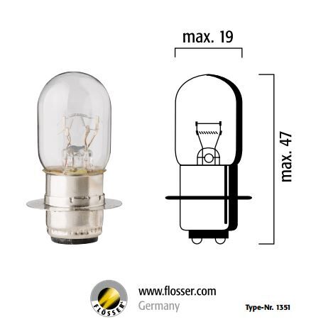 Pirn 12V 35/35W P15d-25-1 10PK