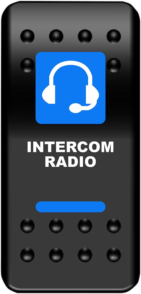 Klahvlüliti, interkom, sinine