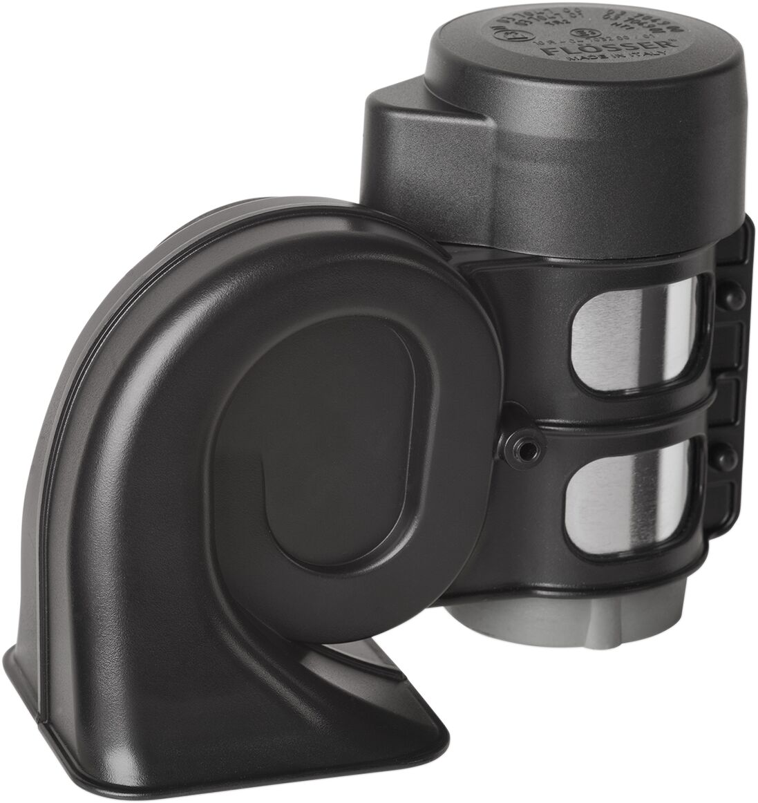 Õhusignaal madala tooniga 300HZ, 12V, must