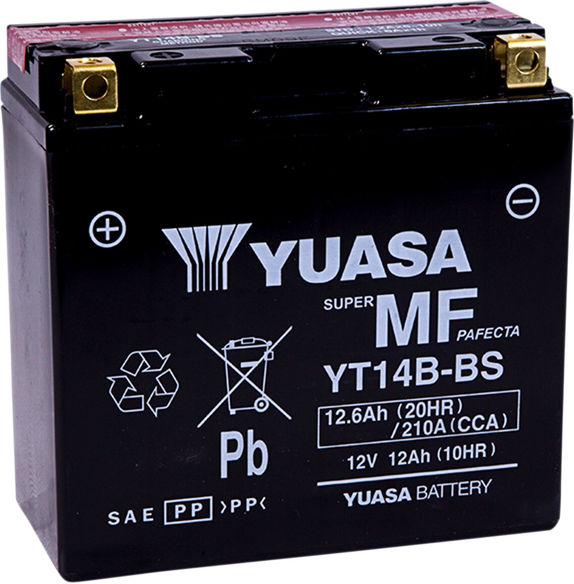 Aku YT 12V, 150 mm x 70 mm x 145 mm, pliihape, hooldusvaba, vahetus, must