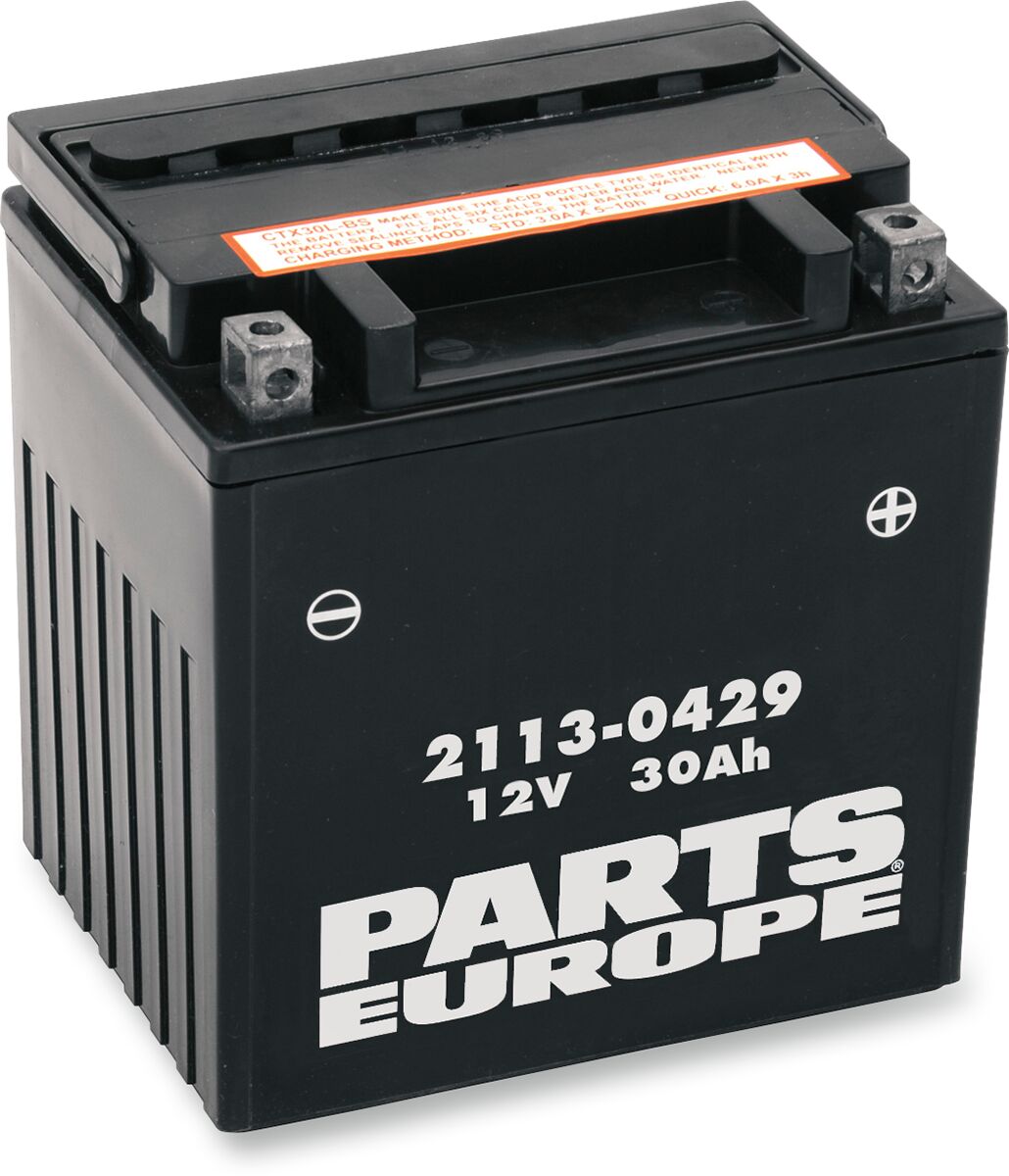 Aku AGM, hooldusvaba, 12V, 30 Ah, 385A, 10 kg, 166.69 mm x 127 mm x 174.63 mm, must