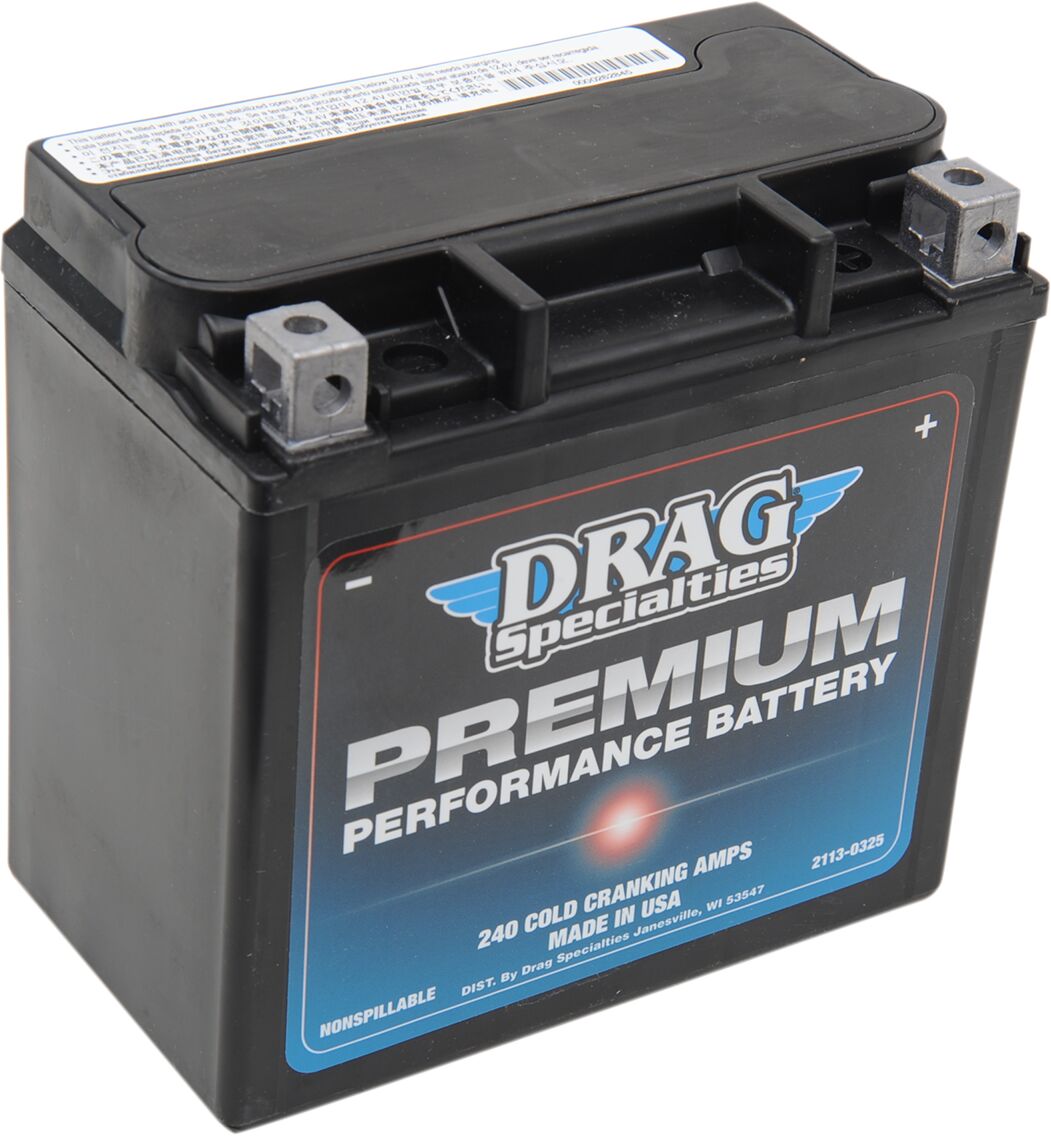 Aku Premium (GYZ) 12V, pliihappe-asendus, 150 mm x 87 mm x 145 mm, must