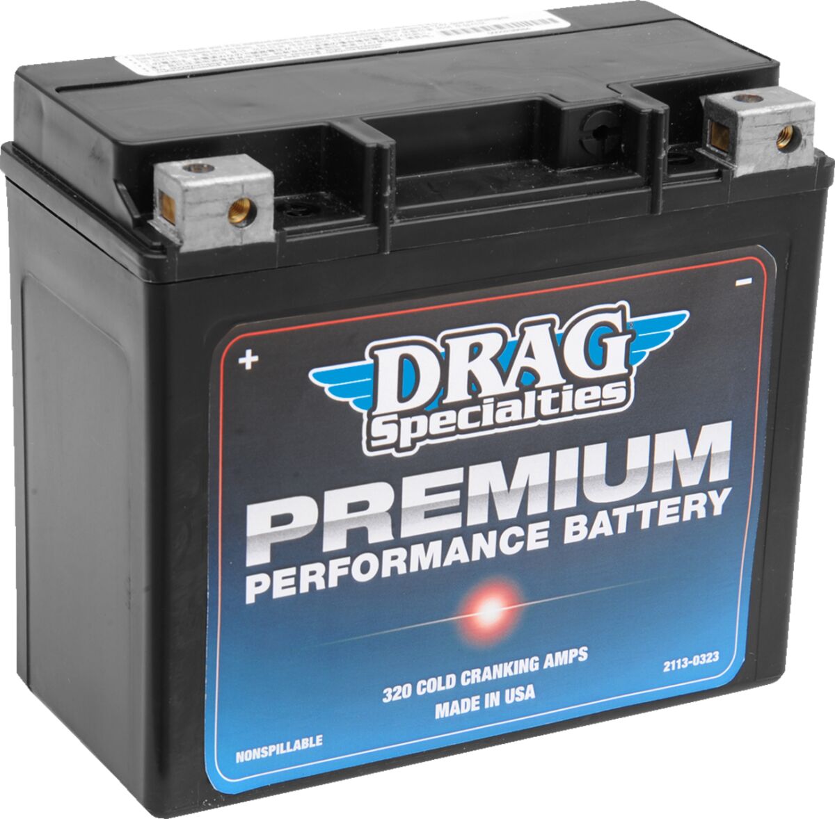 Aku Premium (GYZ) 12V, pliihappe-asendus, 175 mm x 87 mm x 155 mm, must