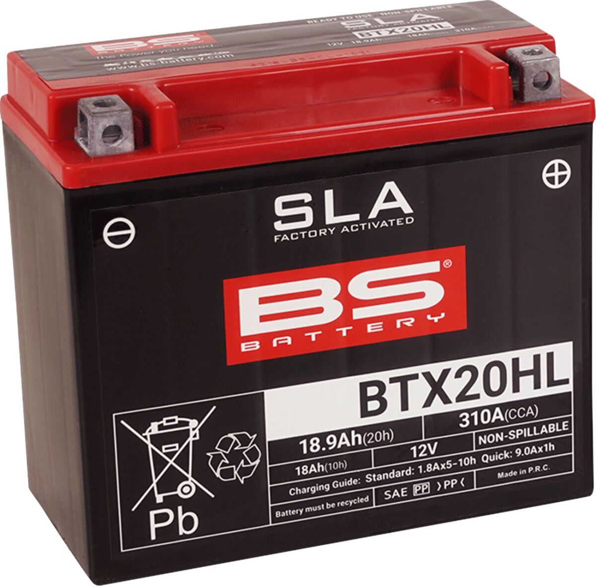 Aku BTX20HL SLA 12V 310 A