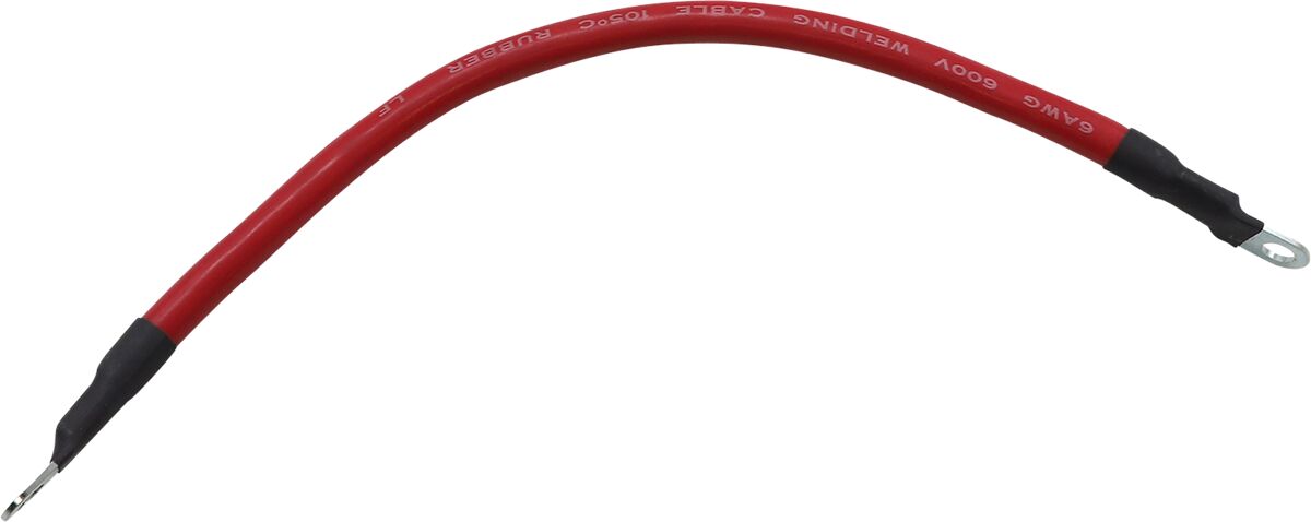 Akukaabel, punane, 10" MSE