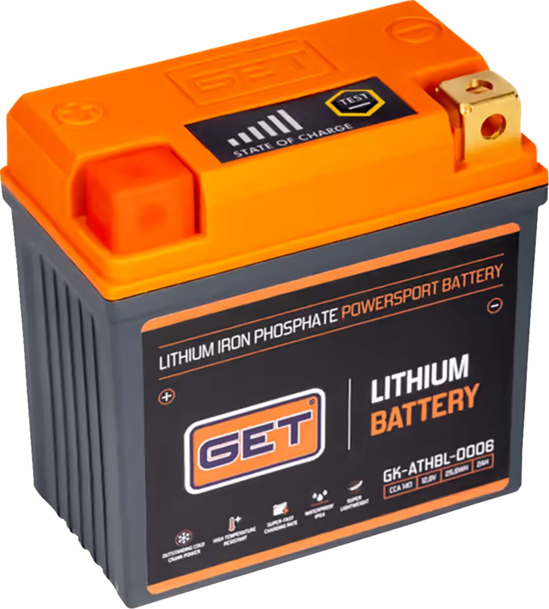 Aku GET, liitium-raud, 6