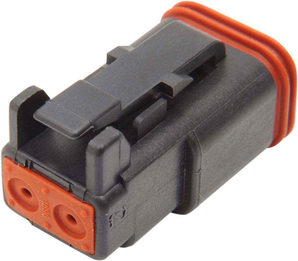 Pistik Deutsch DT-Series 2-SOCKET, must