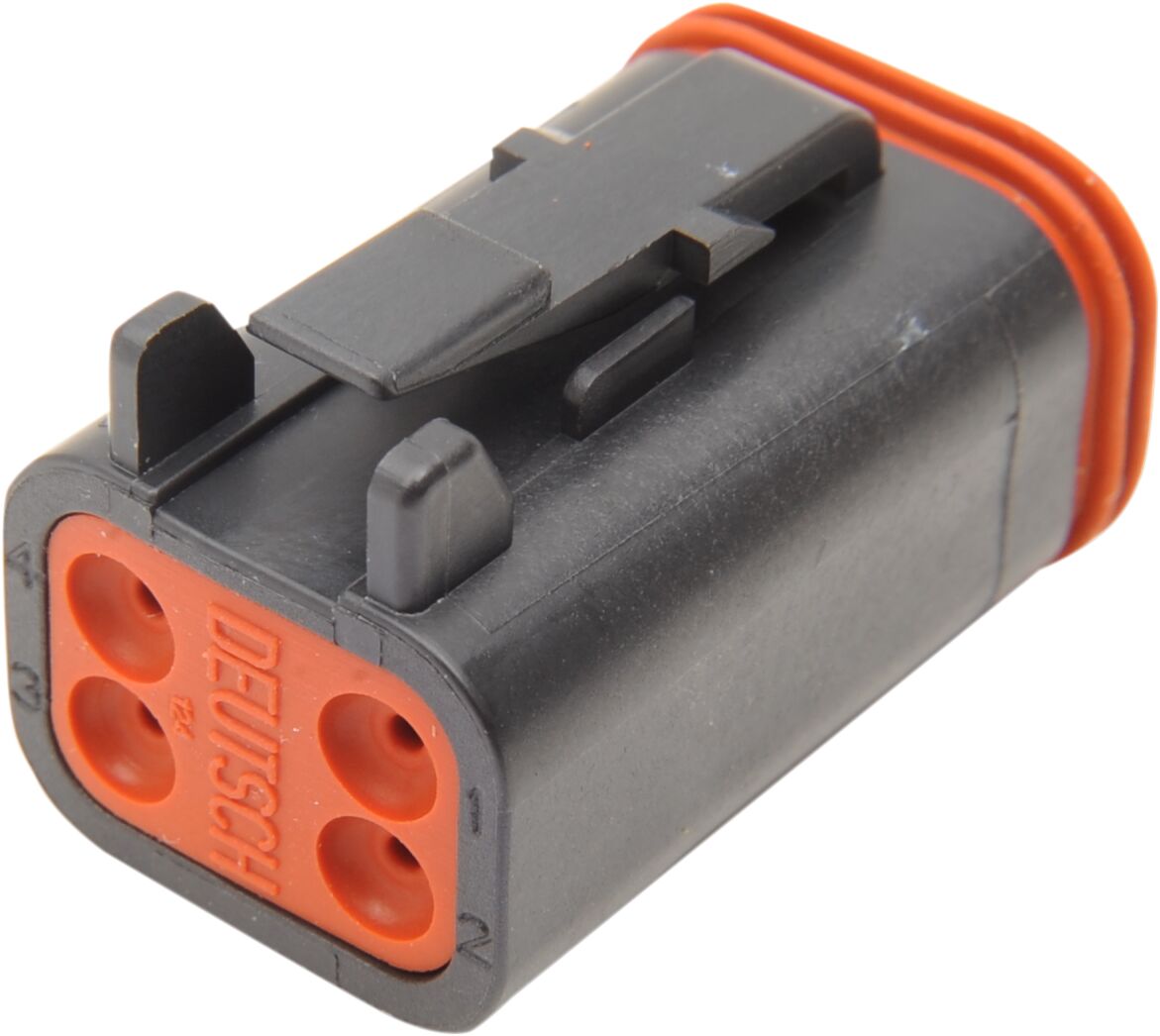 Pistik Deutsch DT-Series 4-SOCKET, must