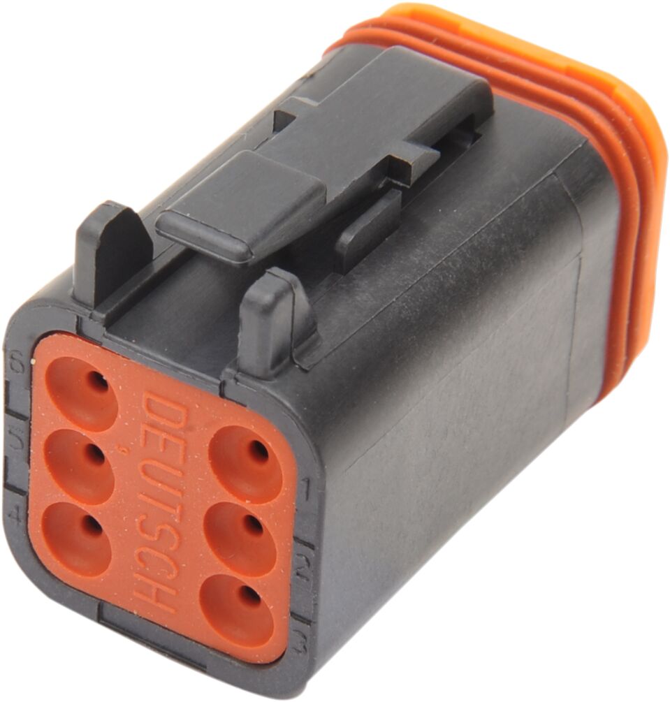 Pistik Deutsch DT-Series 6-SOCKET, must
