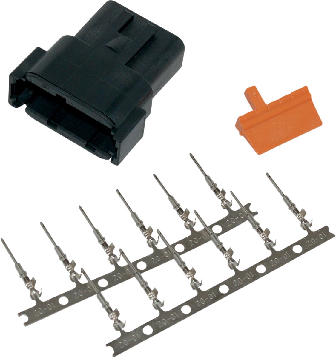 Pesa Deutsch DTM 12-PIN pistikukomplekt, must