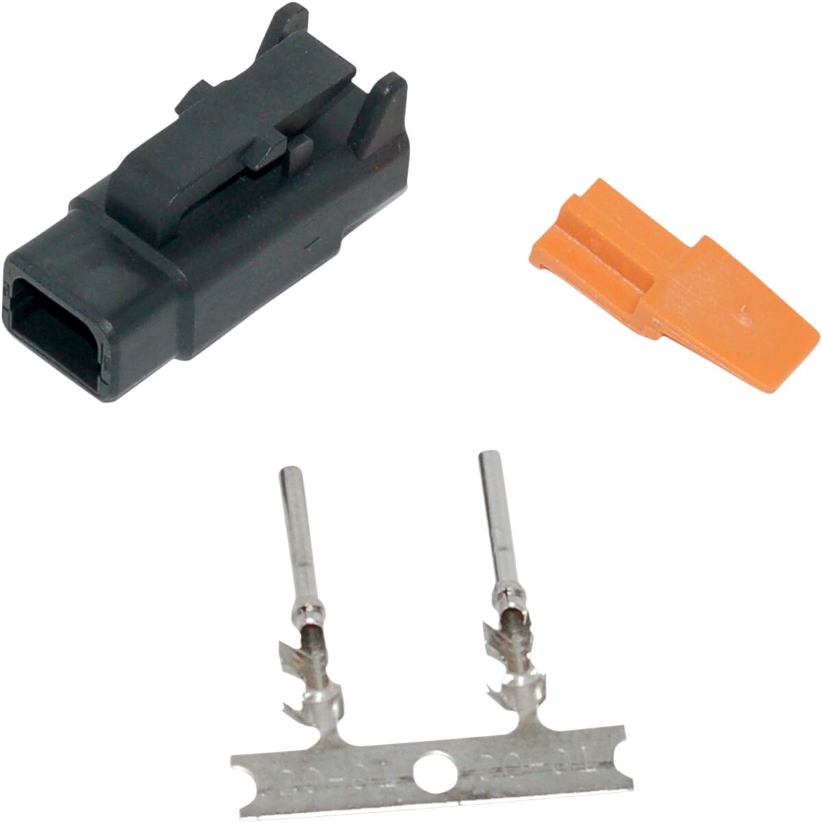 Pistik Deutsch DTM 2-SOCKET pistikukomplekt, must