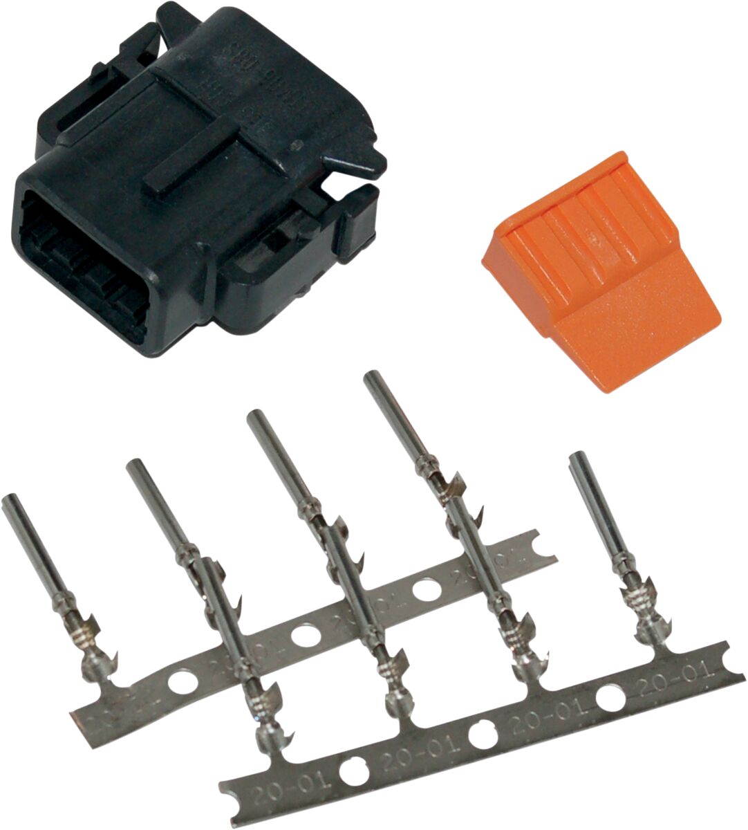 Pistik Deutsch DTM 8-SOCKET pistikukomplekt, must