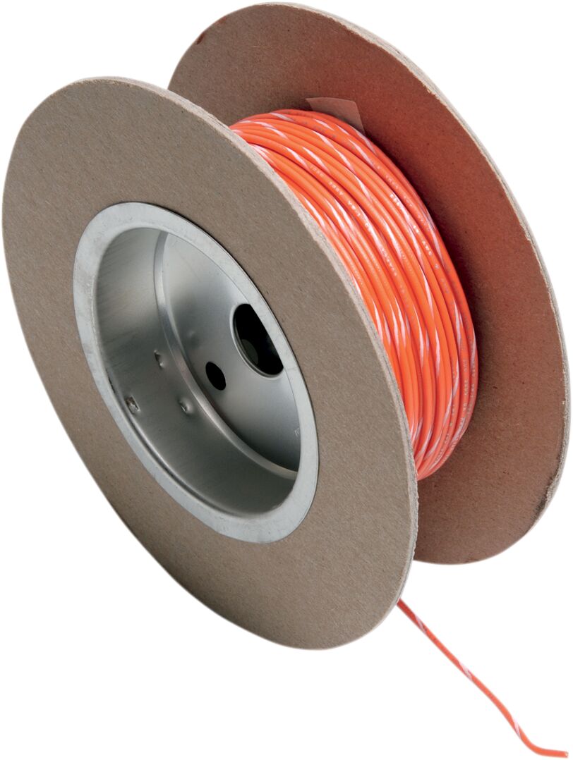 OEM-värvi juhe 18 GAUGE/100' (1MM'/30M), oranž/valge