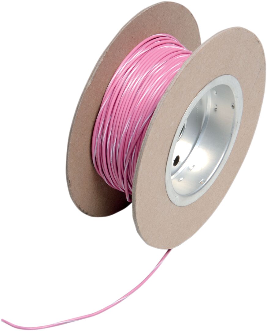 OEM-värvi juhe 18 GAUGE/100' (1MM'/30M), roosa/valge