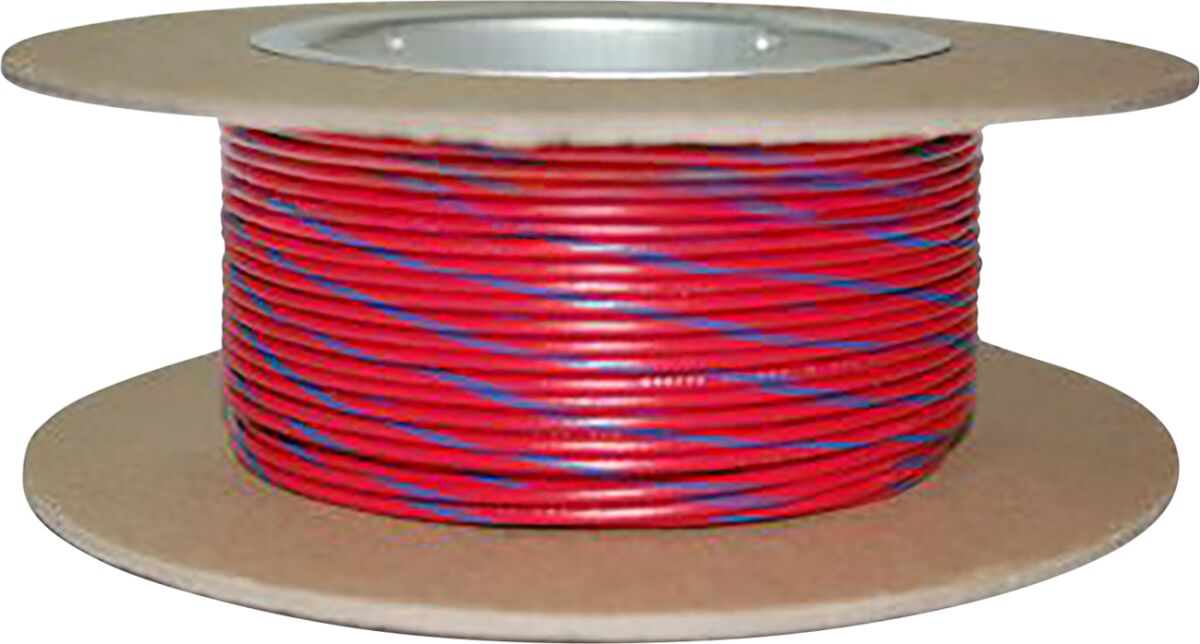 OEM-värvi juhe 18 GAUGE/100' (1MM'/30M), punane/sinine