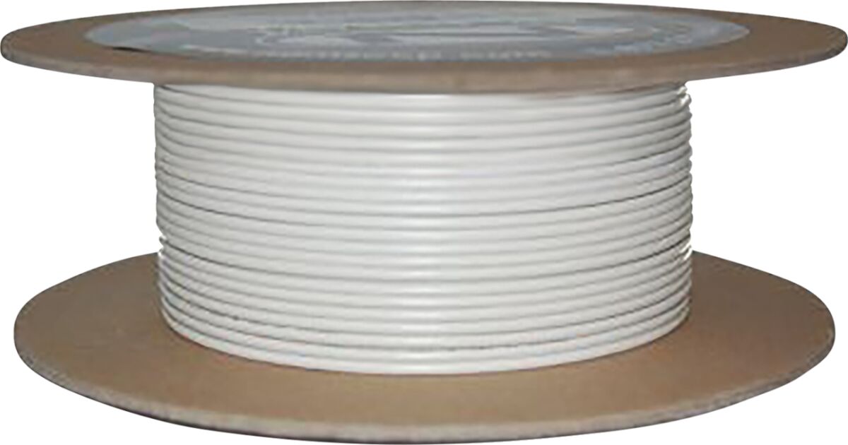 OEM-värvi juhe 18 GAUGE/100' (1MM'/30M), valge