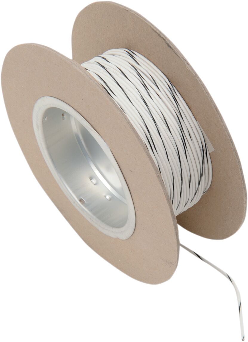 OEM-värvi juhe 18 GAUGE/100' (1MM'/30M), valge/must