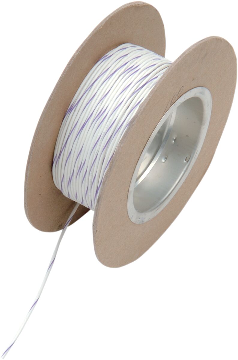 OEM-värvi juhe 18 GAUGE/100' (1MM'/30M), valge/violetne