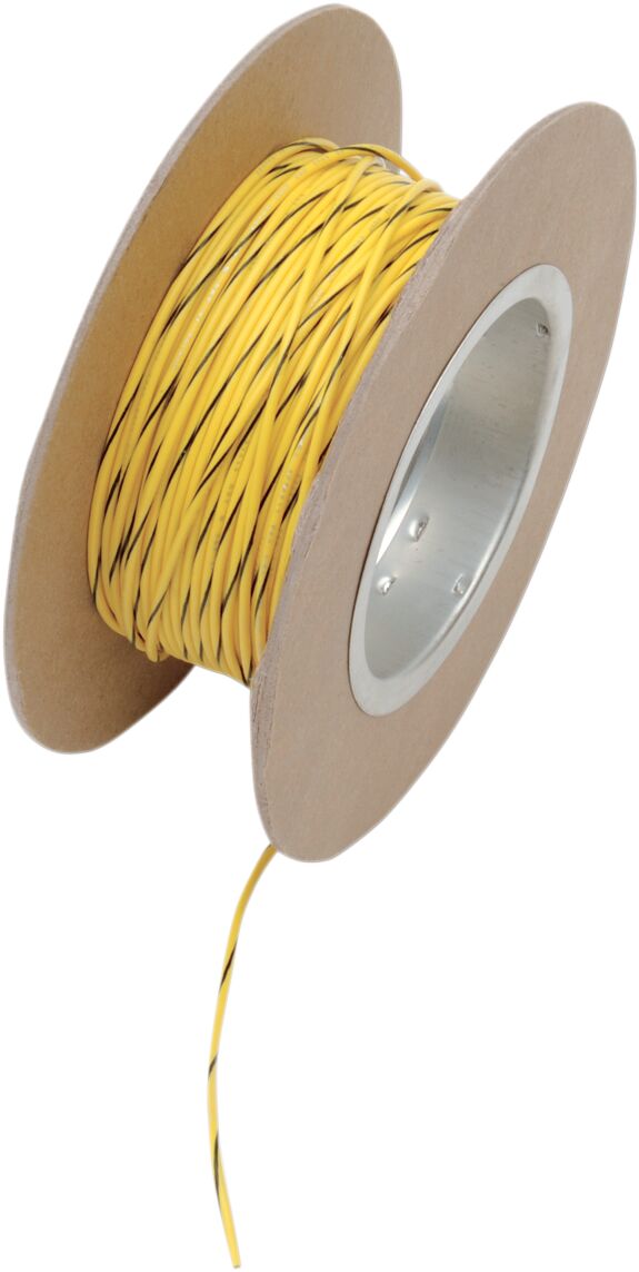 OEM-värvi juhe 18 GAUGE/100' (1MM'/30M), kollane/must