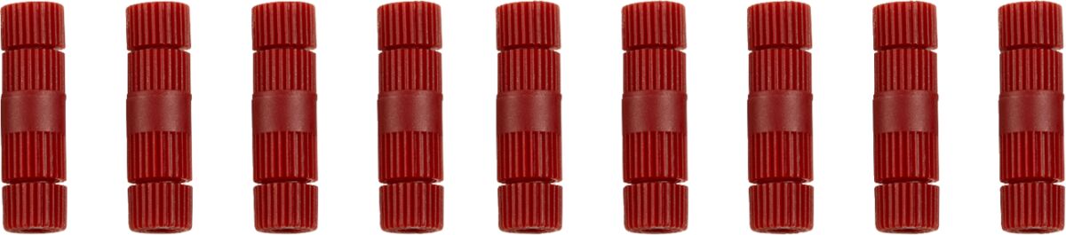 Posi-Lock juhtmepistik, punane, 9 tk