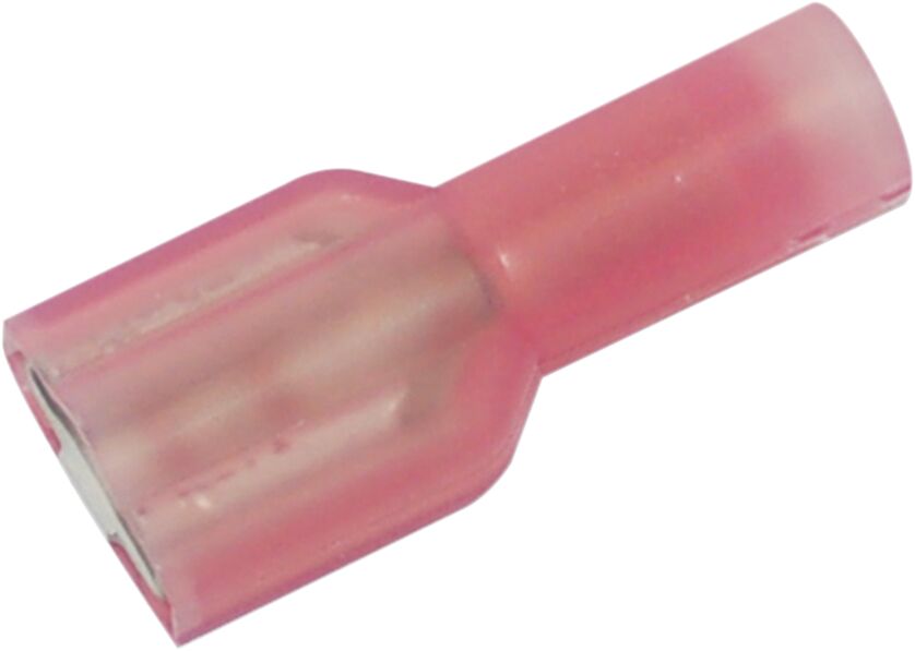 Emane pistik 18-22 AWG (0,6-1MM), punane, 25 tk