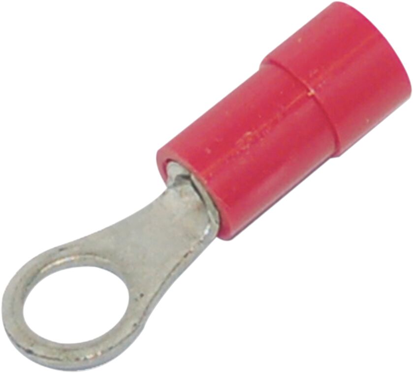 Rõngasklemm Ø #8, 18-22 gauge (0,6-1MM), punane, 25 tk pakis
