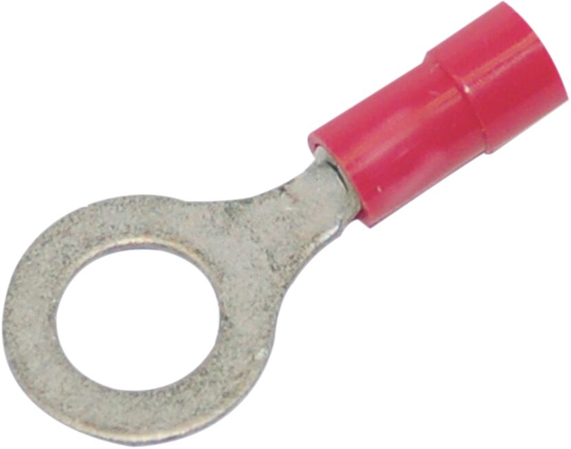 Rõngasklemm Ø 0.25", 18-22 gauge (0,6-1MM), punane, 25 tk pakis