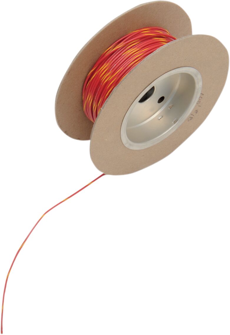 OEM-värvi juhe 18 GAUGE/100' (1MM'/30M), punane/kollane