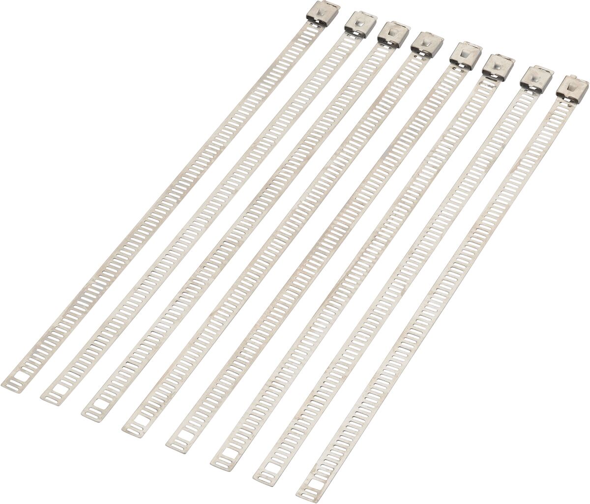 8" CABLE TIES LADDER STYLE STAINLESS STEEL 8-PACK