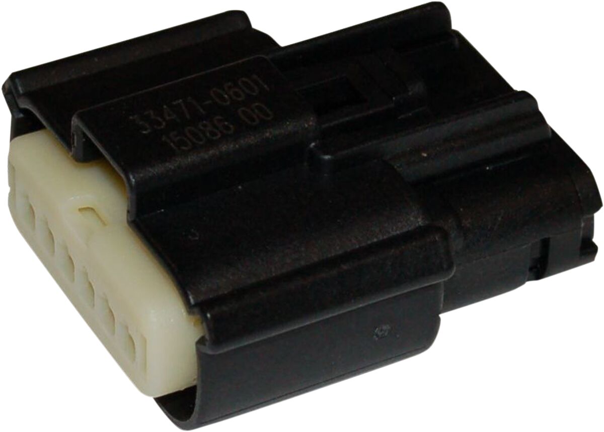 Molex MX-150 emane pistik 6-POSITION, must
