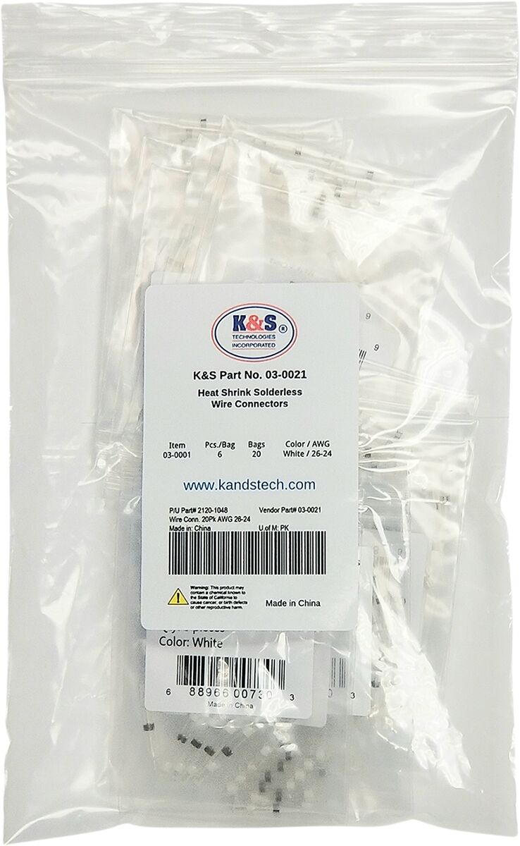 Juhtmepistik, 20 tk, AWG 26-24